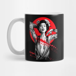 Pop Art Geisha Girl Urban Fashion Mug